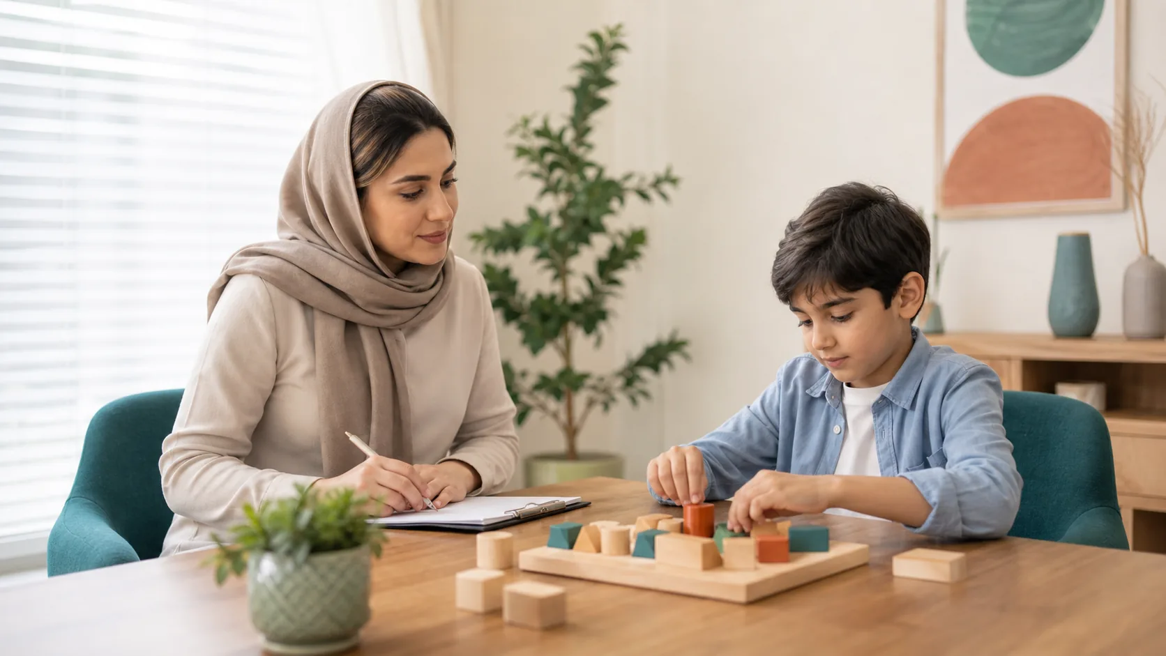 تست هوش استنفورد بینه در جلسه ارزیابی تخصصی کودک